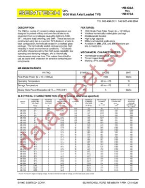 1N6151A datasheet  