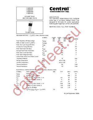 CQ220-8B datasheet  