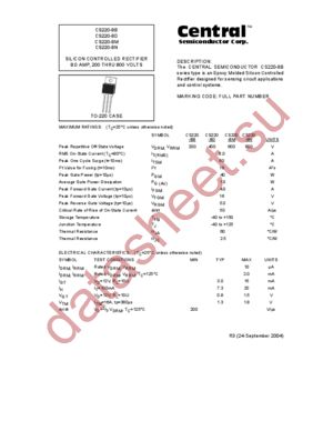 CS220-8B datasheet  