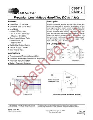 CS3012 datasheet  