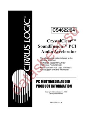 CS4624-CQ datasheet  