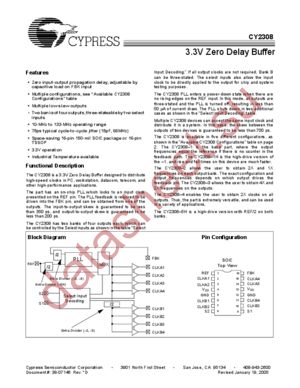 CY2308SI-4 datasheet  