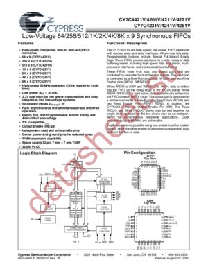 CY7C4241V datasheet  