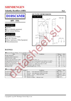 D10SC6MR datasheet  