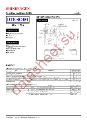 D120SC4M datasheet  