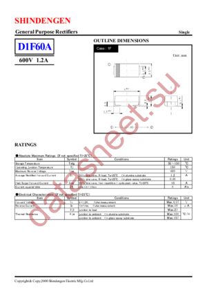 D1F60A datasheet  