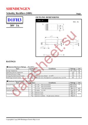 D1FH3 datasheet  