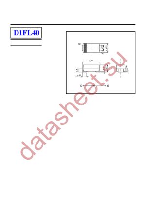 D1FL40 datasheet  