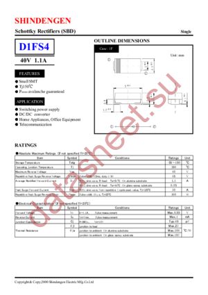 D1FS4 datasheet  
