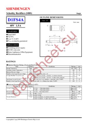 D1FS4A datasheet  