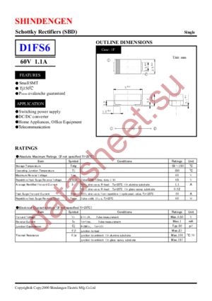 D1FS6 datasheet  