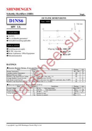 D1NS6 datasheet  