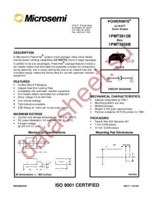 1PMT5942B datasheet  