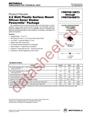 1PMT5942BT3 datasheet  