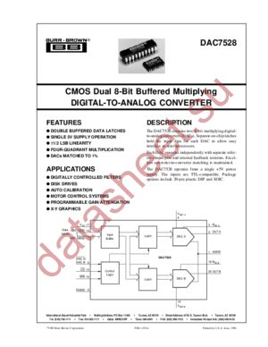 DAC7528 datasheet  