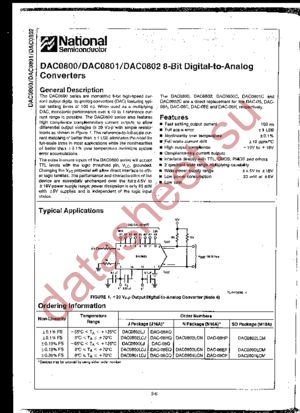 DAC802 datasheet  
