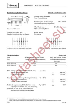 DAF814K datasheet  