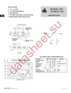 DAML6188 datasheet  