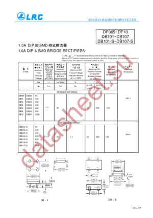 DB101-S datasheet  