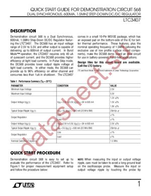 DC568A datasheet  