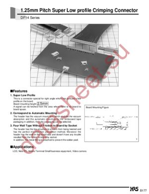 DF14-15P-1.25H datasheet  