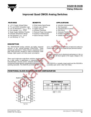 DG201BAK datasheet  