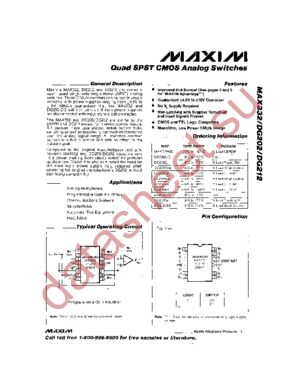 DG202C/D datasheet  