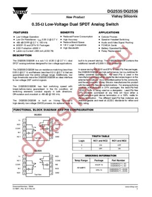 DG2536DN-T1-E3 datasheet  