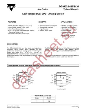 DG9433DQ datasheet  