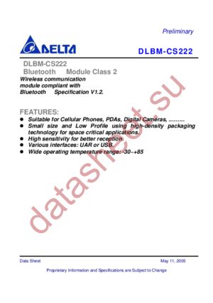 DLBM-CS222 datasheet скачать даташит