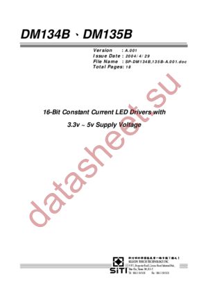 DM134B datasheet  