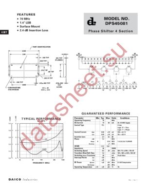 DPS45081 datasheet  