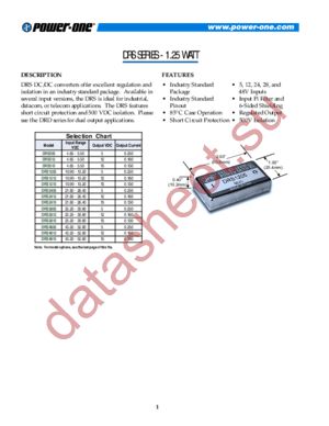 DRS505 datasheet  