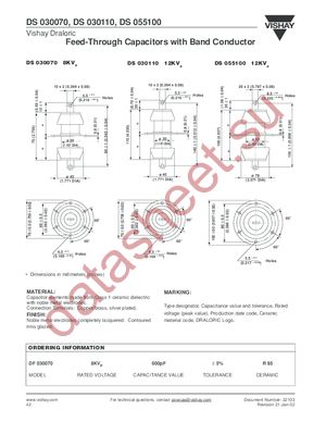 DS 030... datasheet  