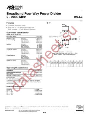 DS-4-4 datasheet  