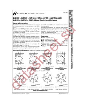 DS3632 datasheet  