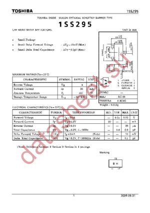 1SS295 datasheet  