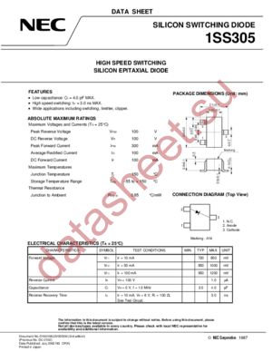 1SS305 datasheet  