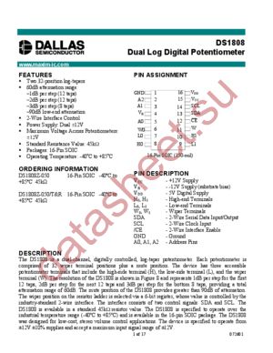 DS1808 datasheet  