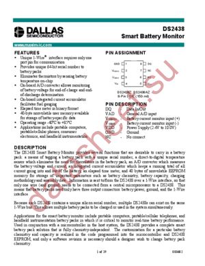 DS2438 datasheet  