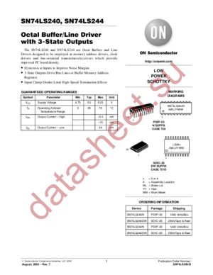 DS244 datasheet  