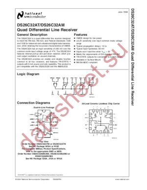 DS26C32AT MWC datasheet  