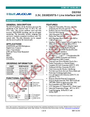 DS3150QN datasheet  