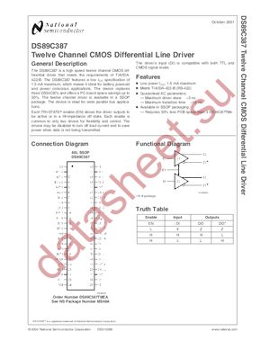 DS89C387TMEAX datasheet  