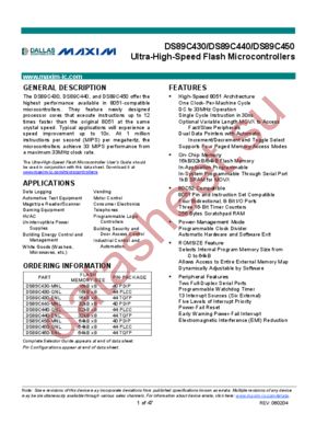 DS89C430-QNL datasheet  