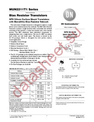 MUN2214 datasheet  