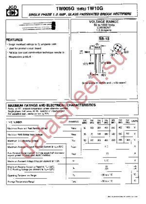 1W10G datasheet  