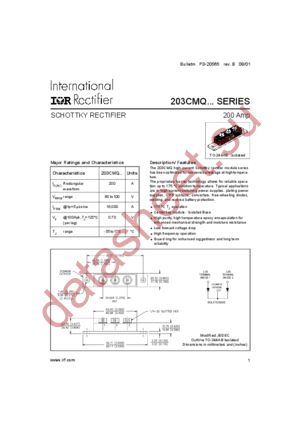 203CMQ100 datasheet  