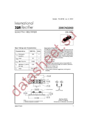 208CNQ060 datasheet  