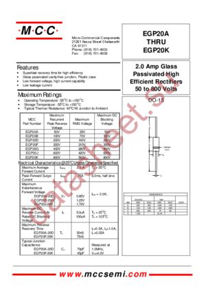 EGP20 datasheet  